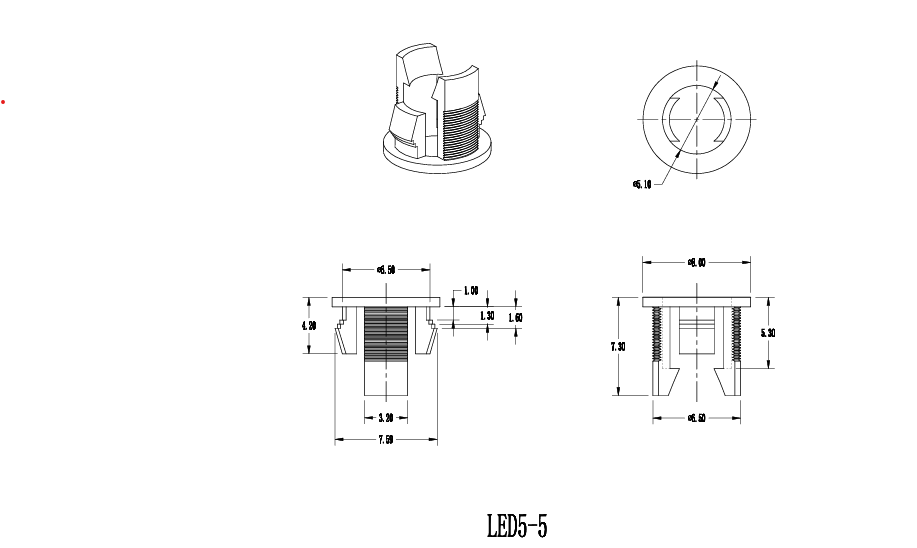 LED Lamp holder LED5-5